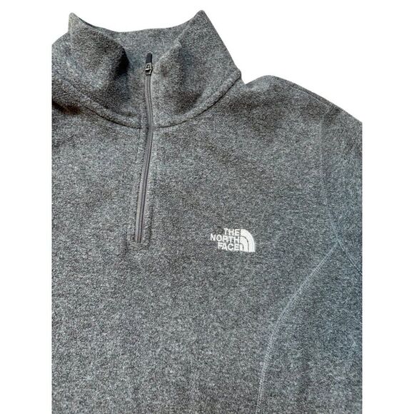 The North Face Womens Grey 1/4 Zip Fleece Pullover M/M - Picture 7 of 7